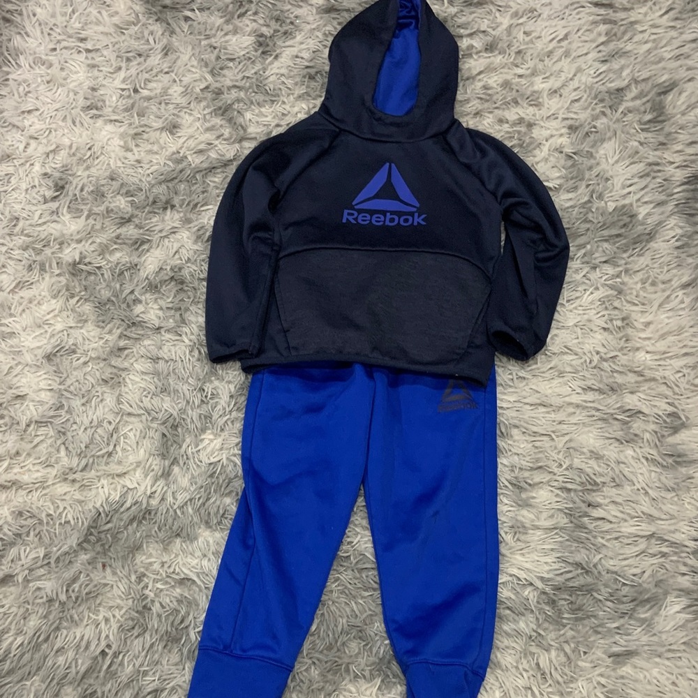 Reebok Blue Boys Hoodie & Jogger Set 4/5